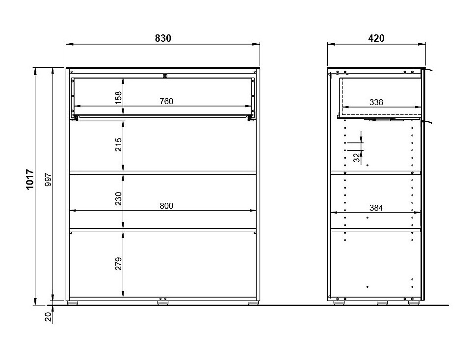 Juego de muebles Sacramento 430 (Gris brillante + Grafito)