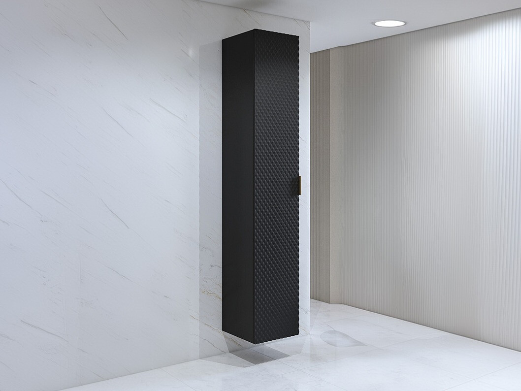 Armario colgante para baño Liretu 105 (Negro)