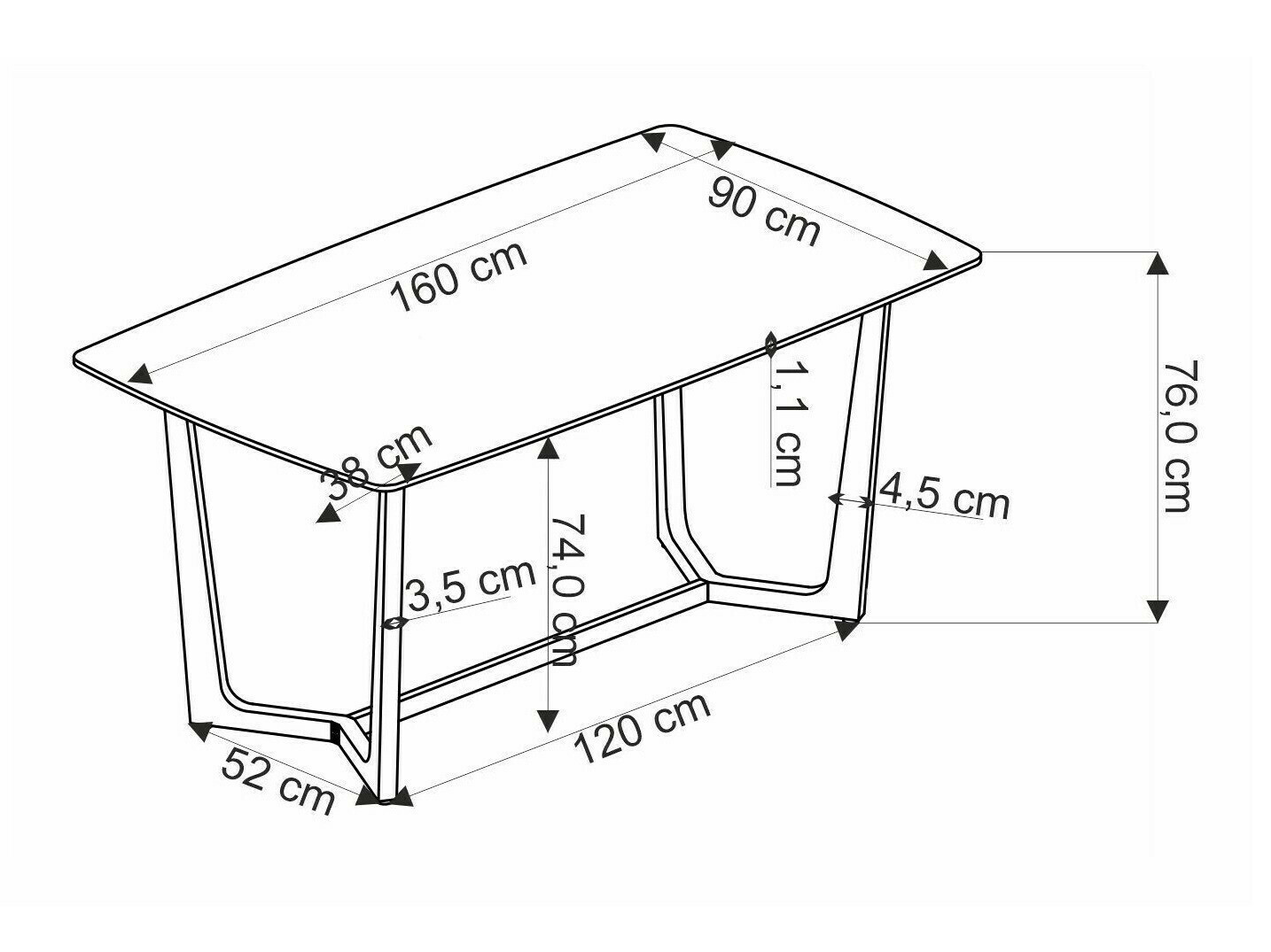 Conjunto de mesas y sillas para comedor Houston 1827