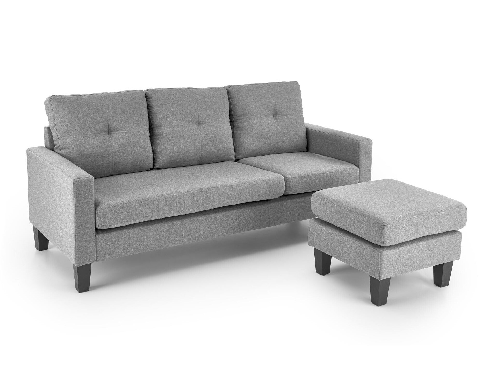 Conjunto de muebles tapizado Houston 1825 (Gris)