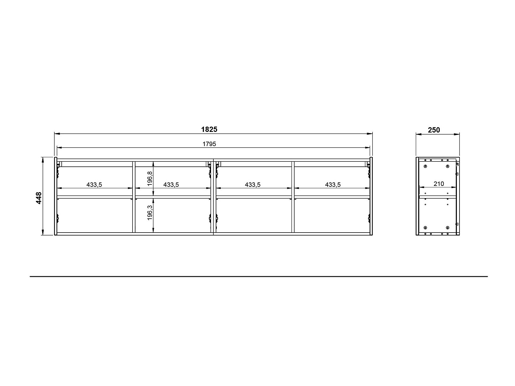 Mueble TV Sacramento 431 (Blanco)