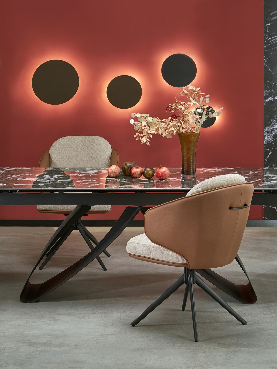 Silla Houston 1823 (Marrón + Beige)