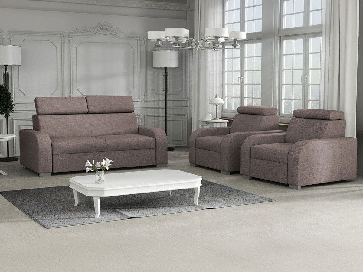 Conjunto de muebles tapizado Etrcala 106 (Crown 4)