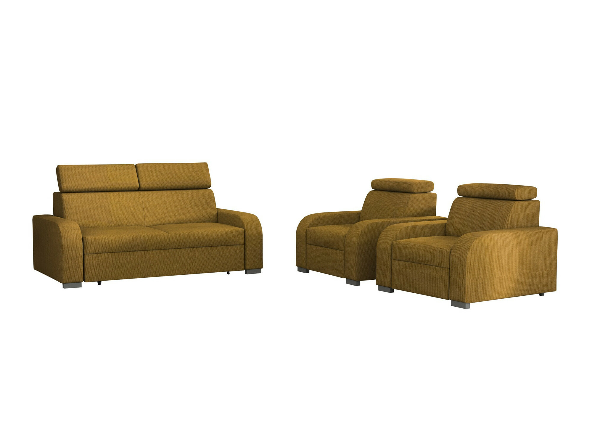 Conjunto de muebles tapizado Ovos (Crown 10)