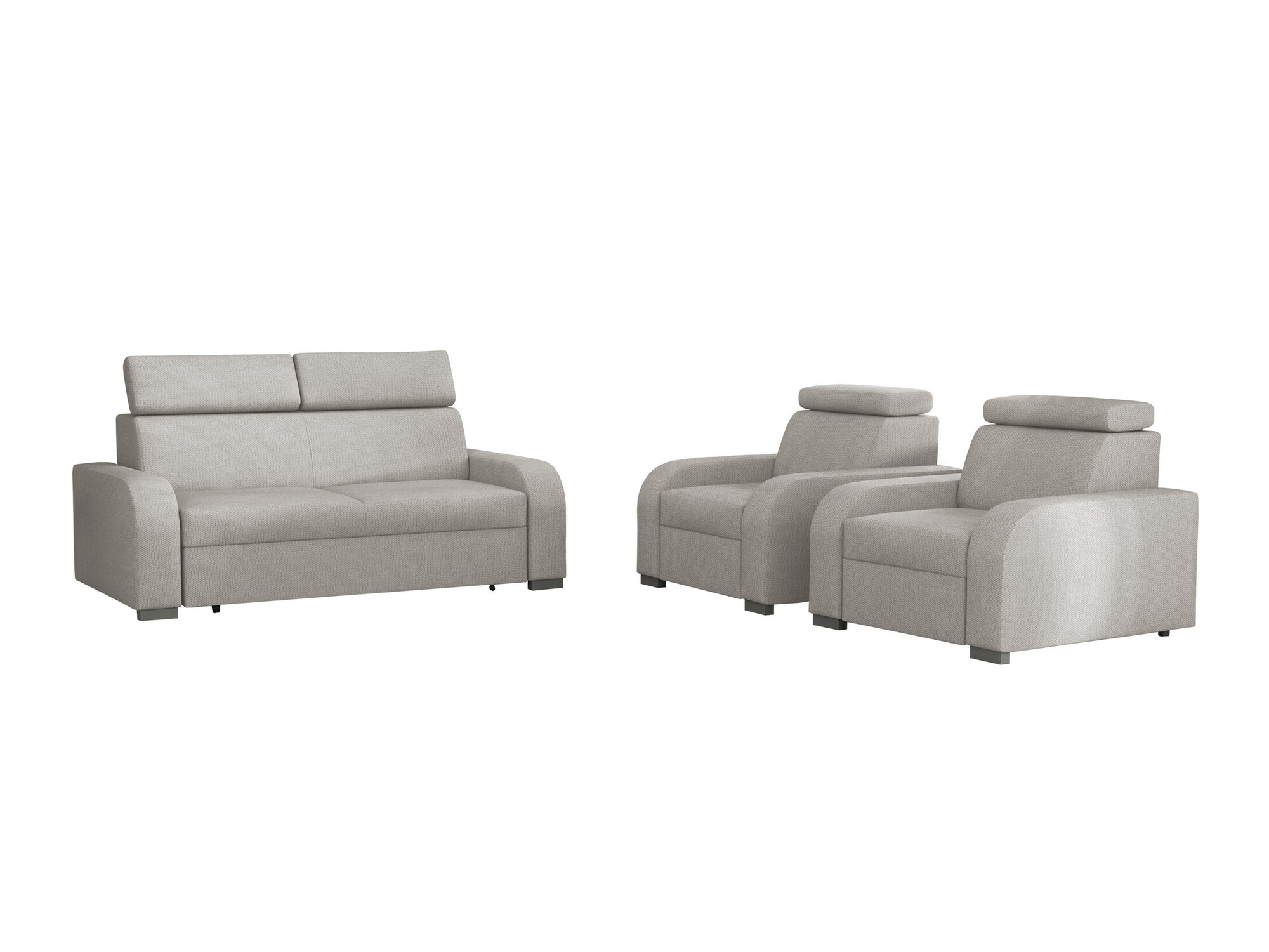 Conjunto de muebles tapizado Ovos (Crown 16)