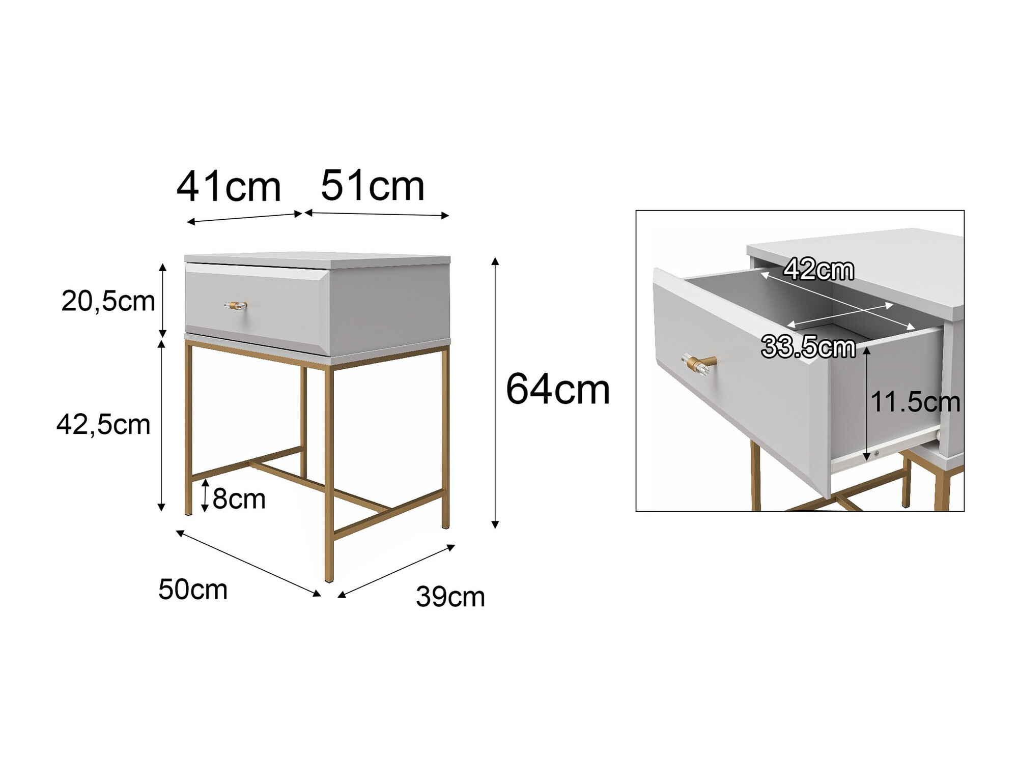 Mesilla de noche Tulsa 655