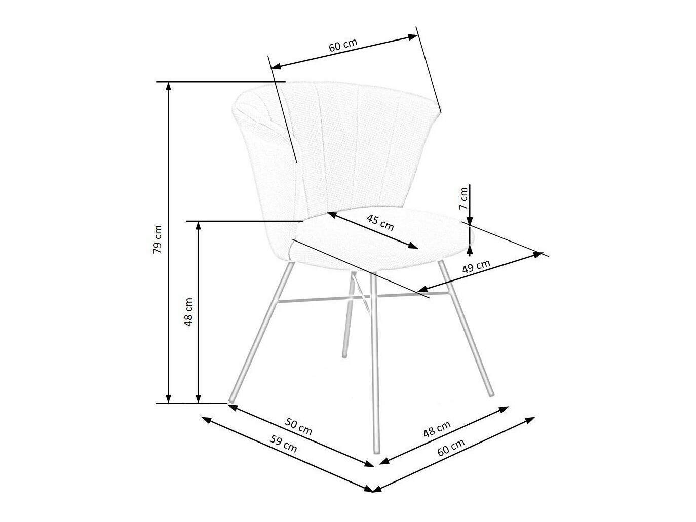 Silla Houston 1282 (Beige)