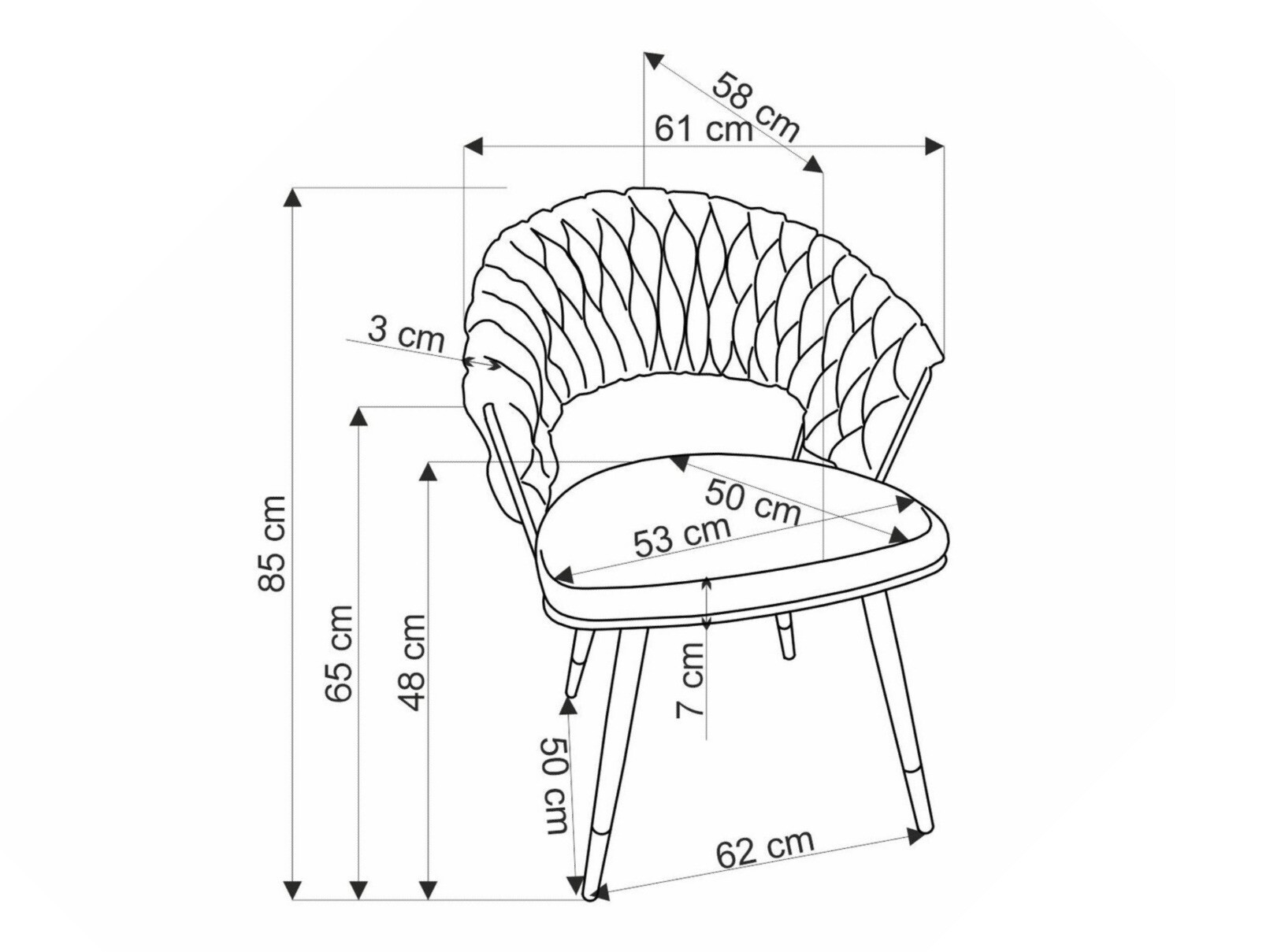 Silla Houston 1829 (Verde)