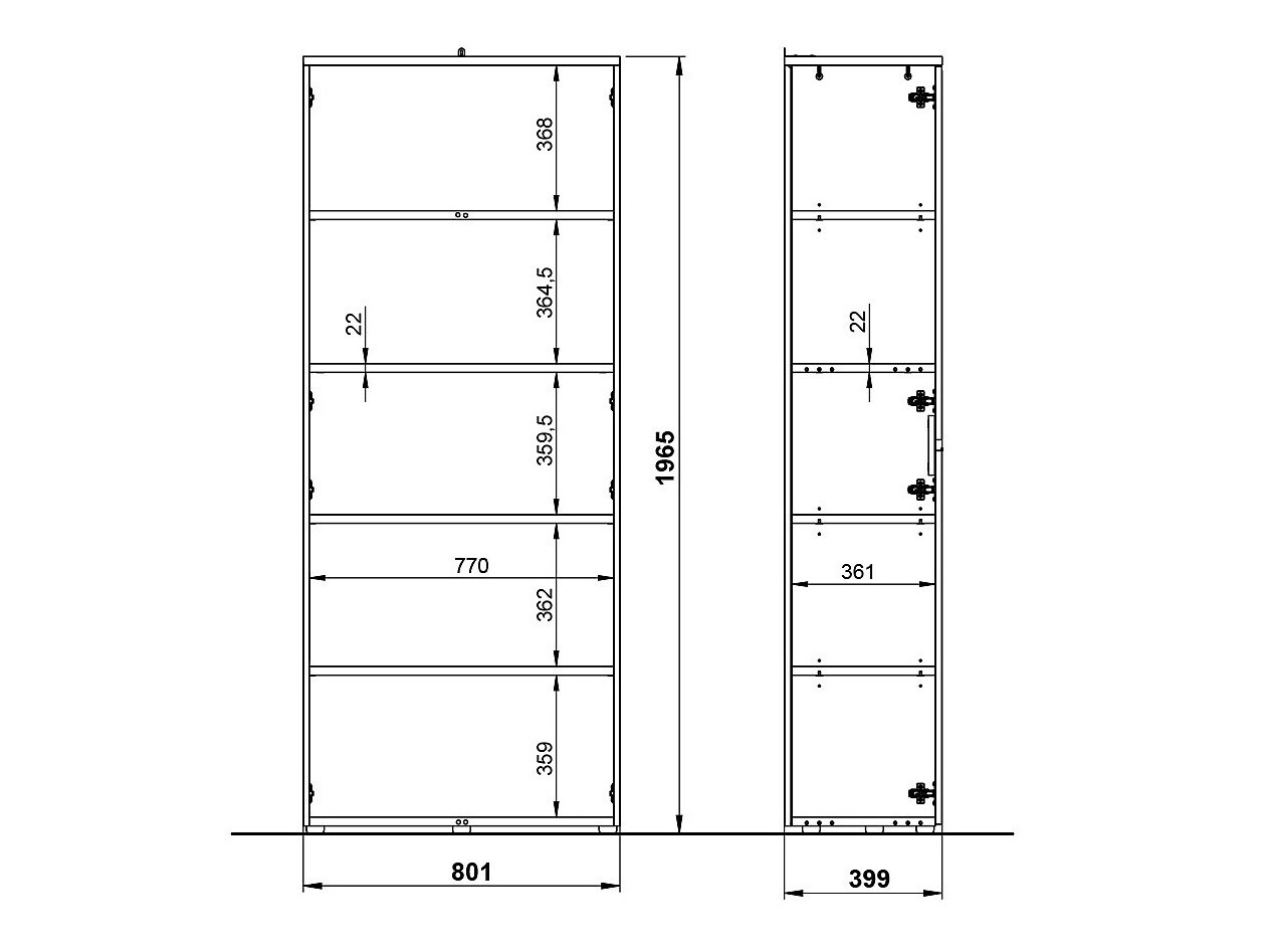 Estantería Vesbeno 102 (Cachemira)