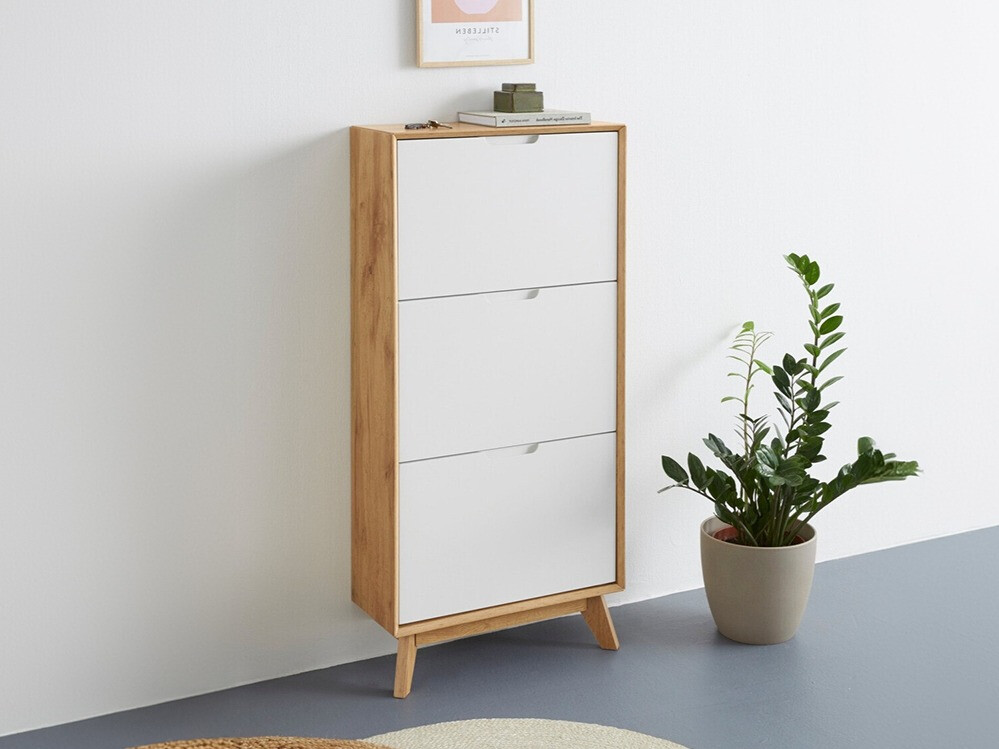 Zapatero Dorvou 104 (Blanco + Roble)