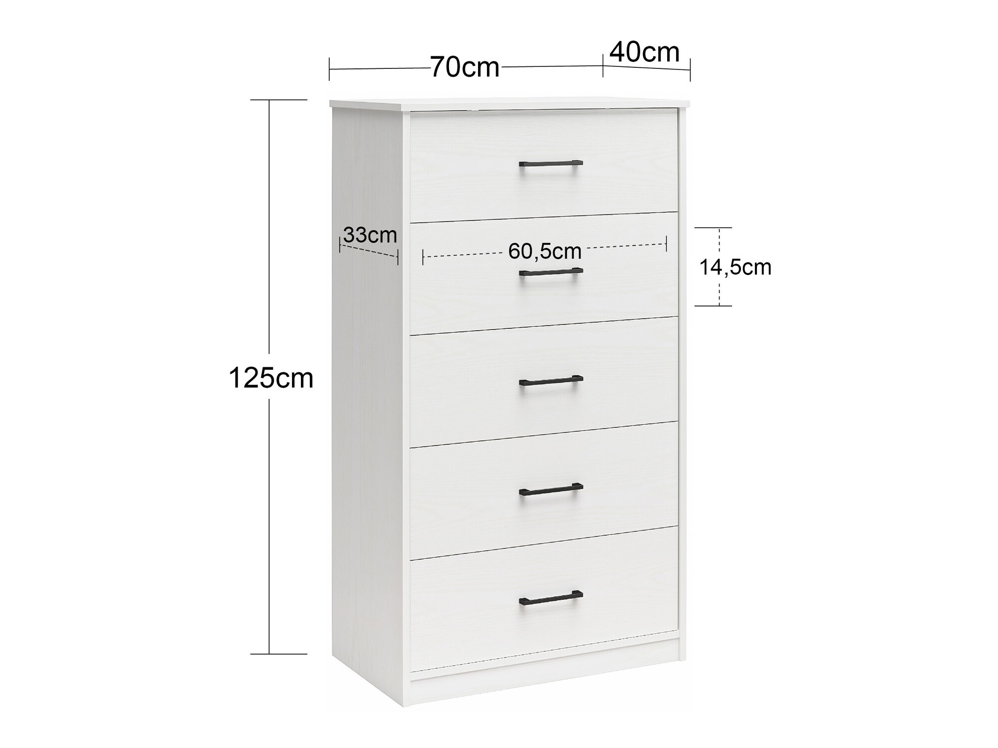 Cómoda Tulsa 666 (Roble claro)