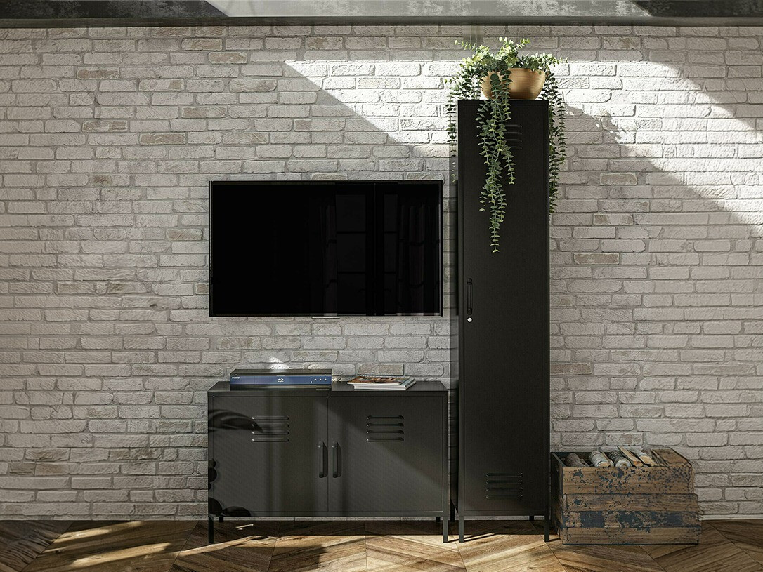 Conjunto de salón Ophfere 105 (Negro)