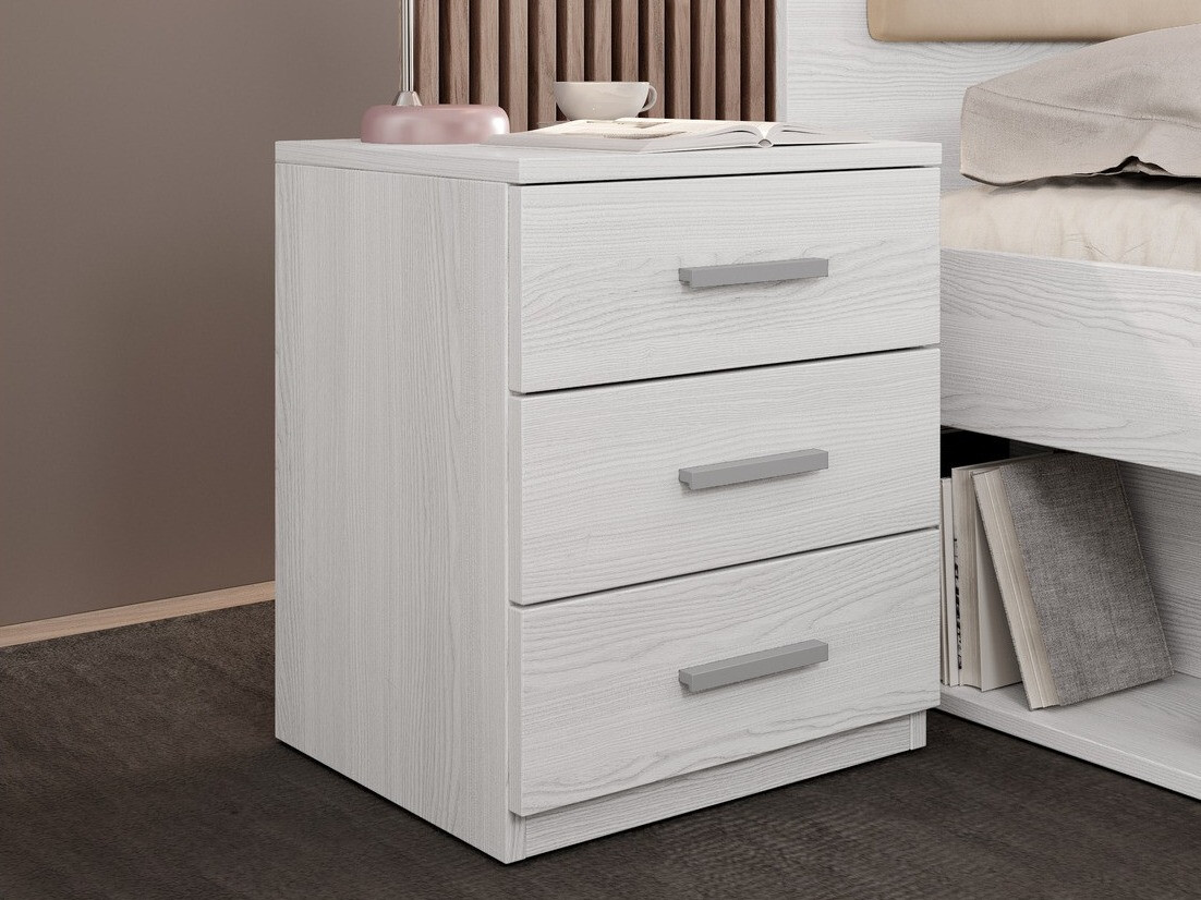 Mesilla de noche Levruvu 107 (Fresno blanqueado)