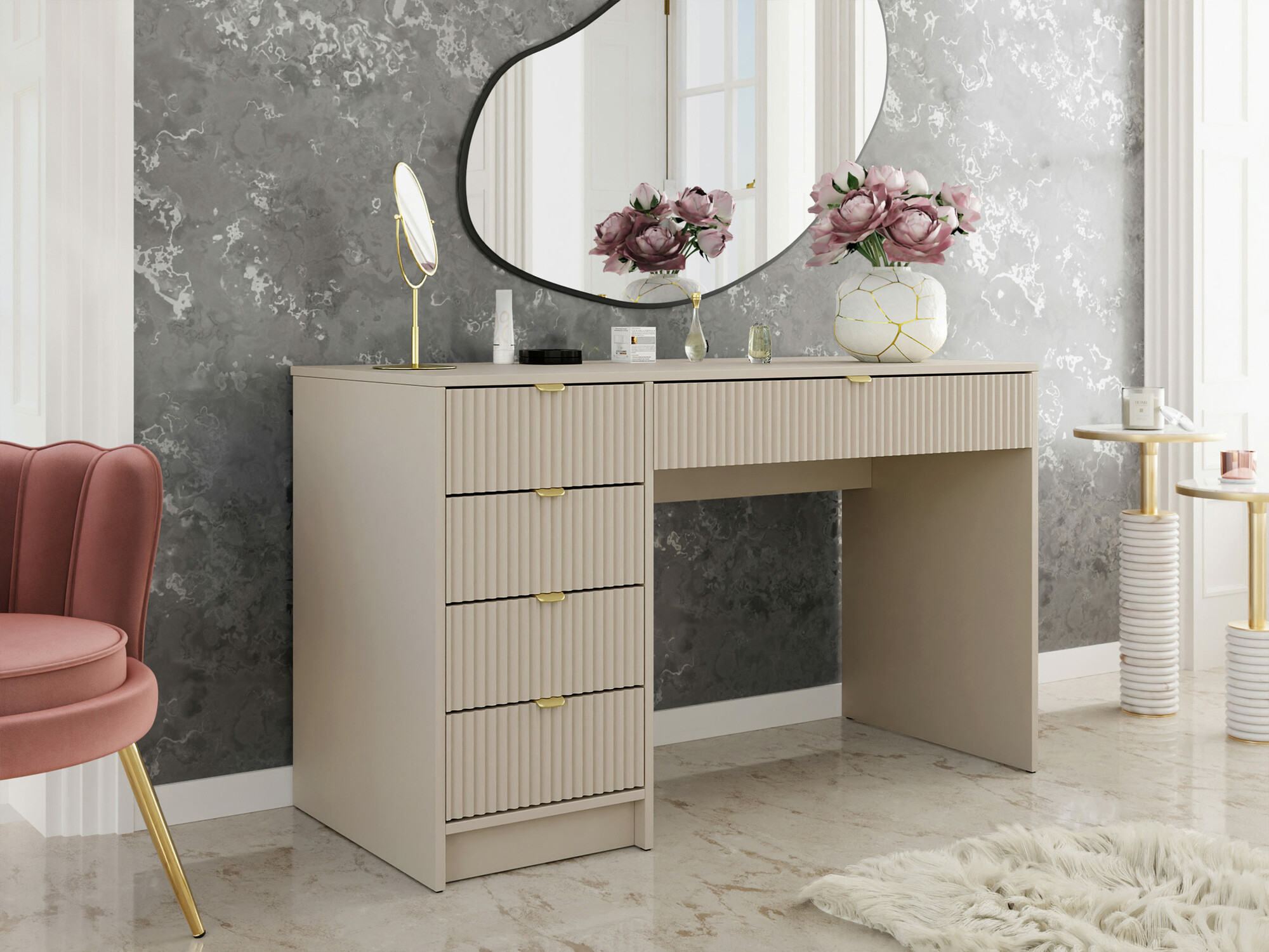 Mesa de oficina Comfivo Papilio (Beige)