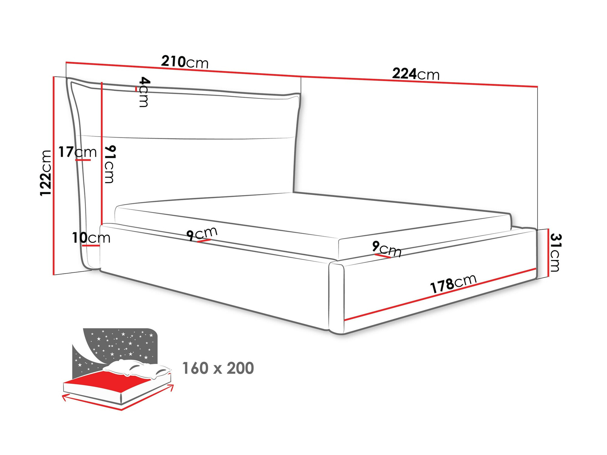 Cama Comfivo 400 (Paros 2)