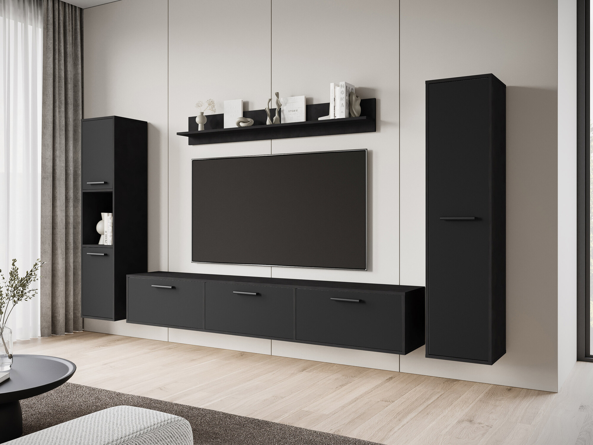 Conjunto de salón Sarasota 175 (Grafito)