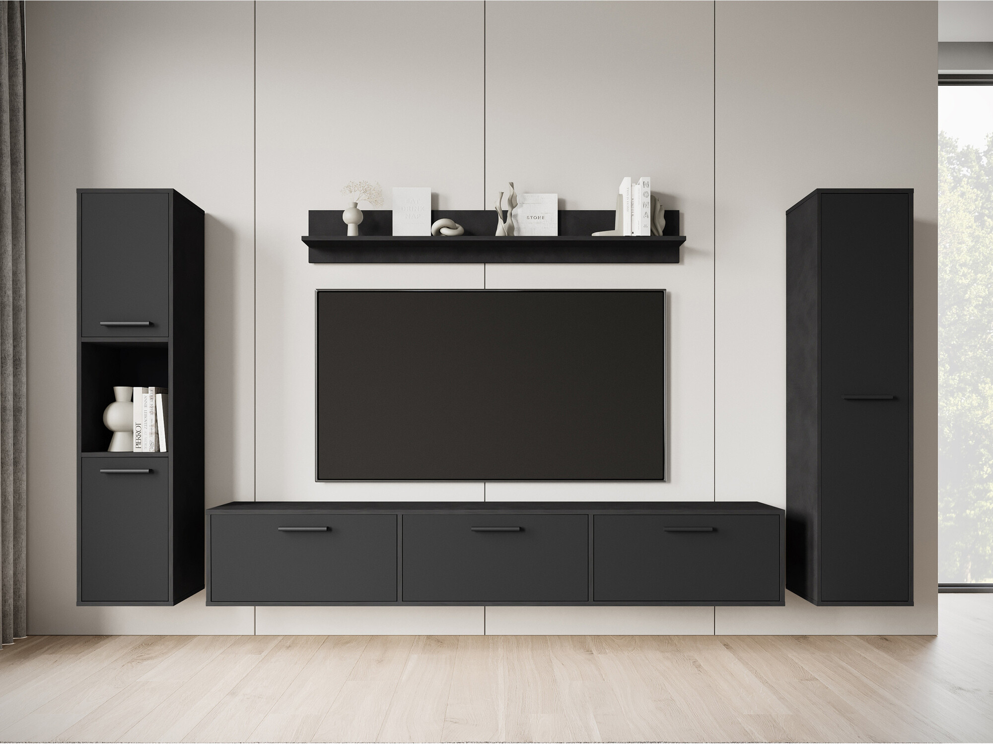 Conjunto de salón Sarasota 175 (Grafito)