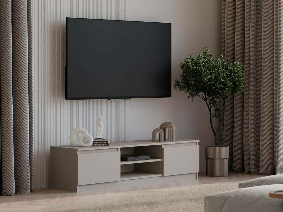 Mueble TV Elbvelu 125 (Gris)