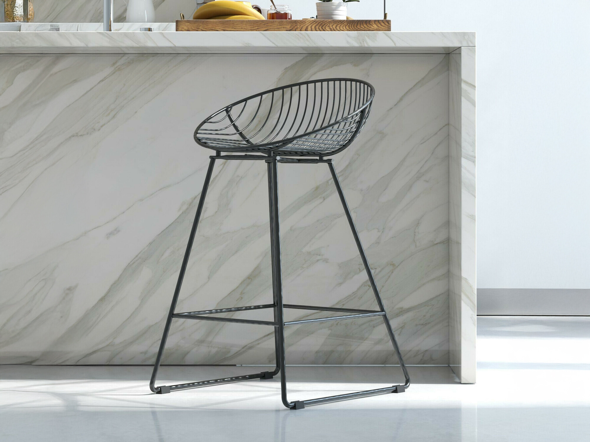 Silla de barra CosmoLiving by Cosmopolitan 139 (Negro)