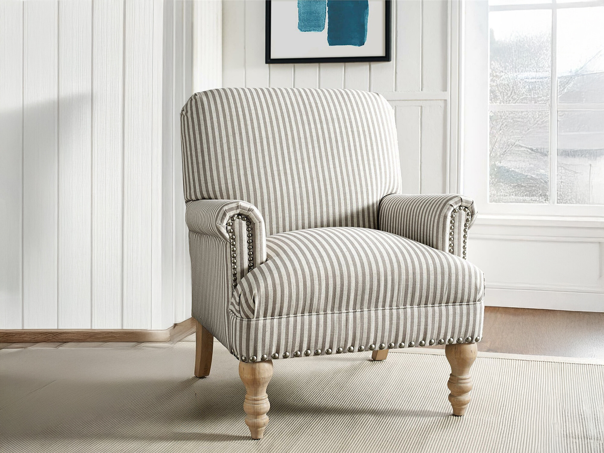 Sillón Tulsa 466 (Blanco + Beige)