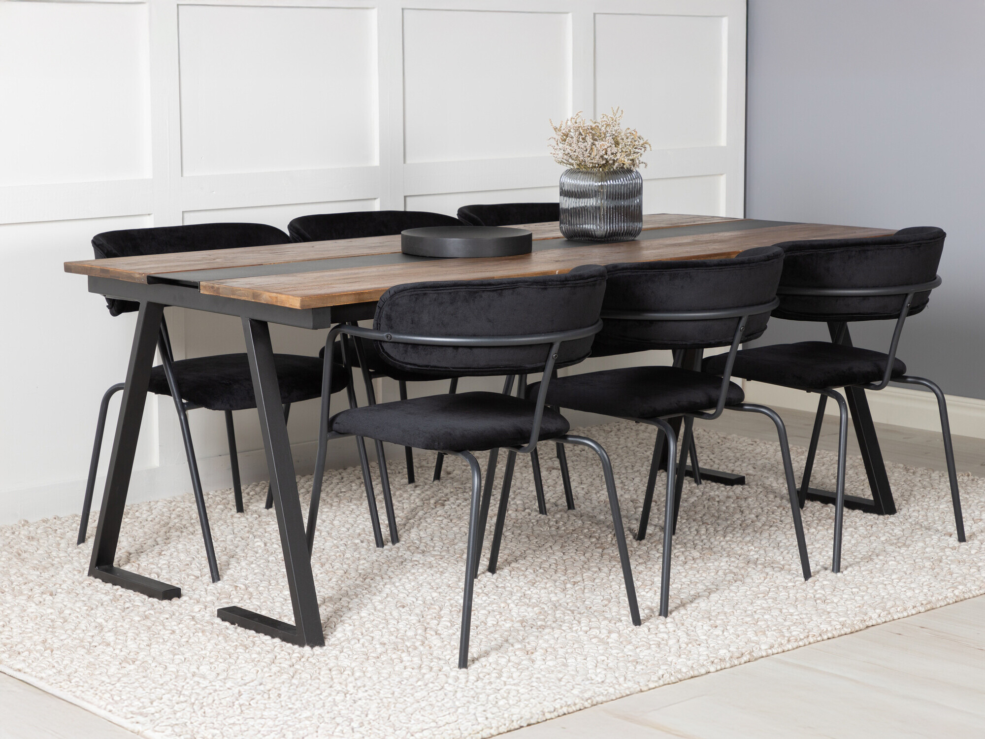 Conjunto de mesas y sillas para comedor Dallas 1942