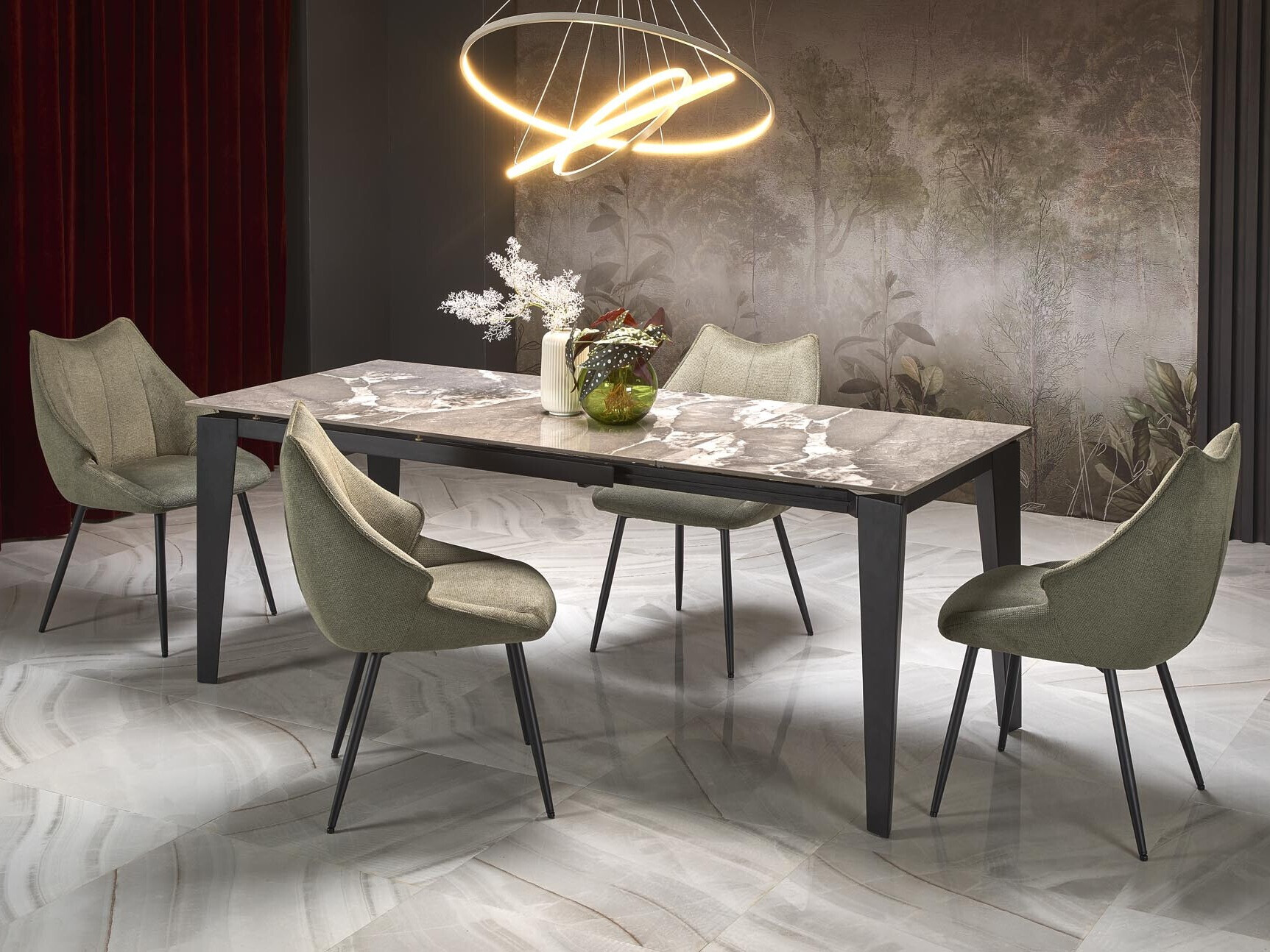 Mesa Houston 2157 (Mármol gris)