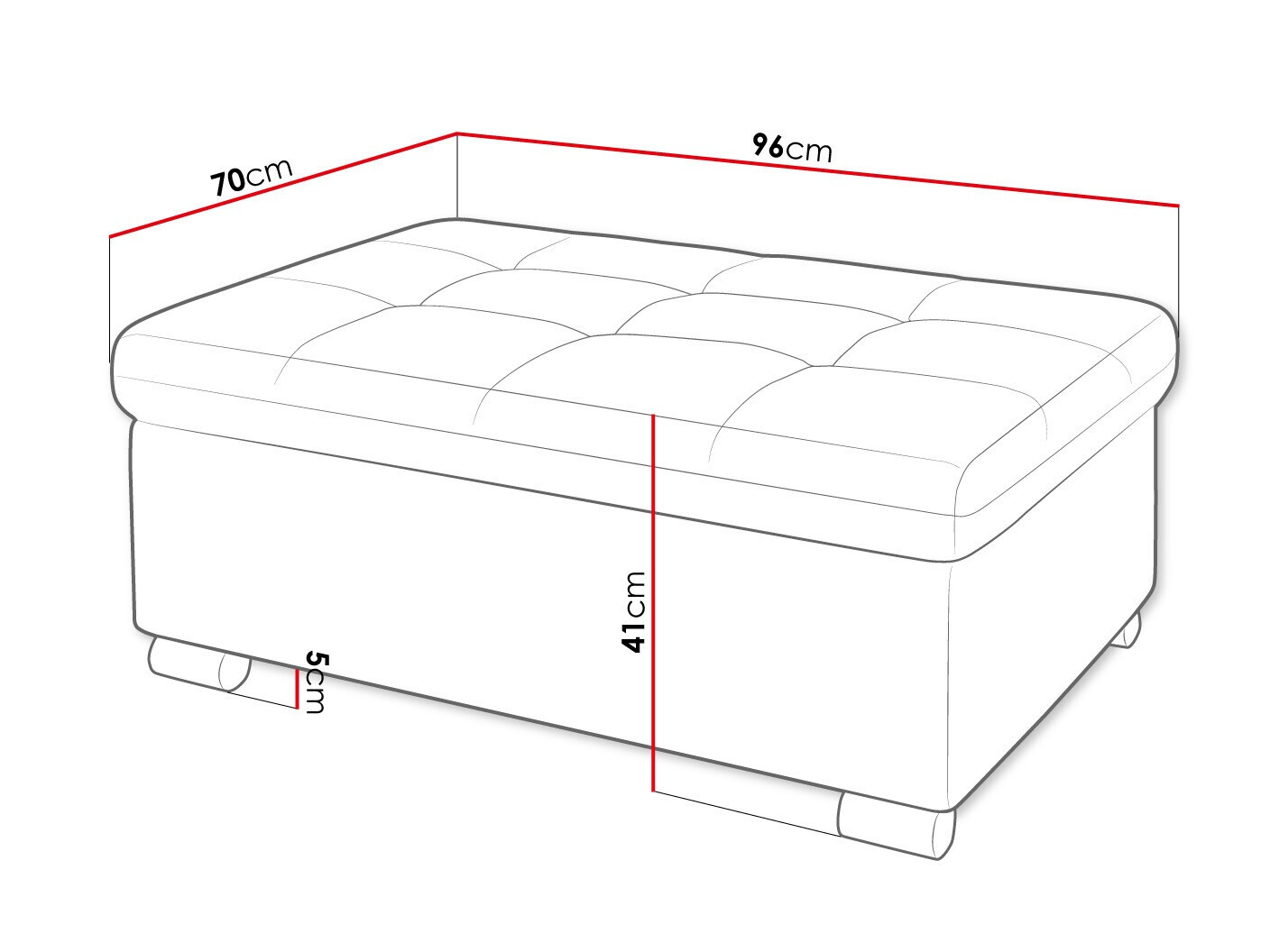 Banco acolchado Comfivo 118 (Flow 6)