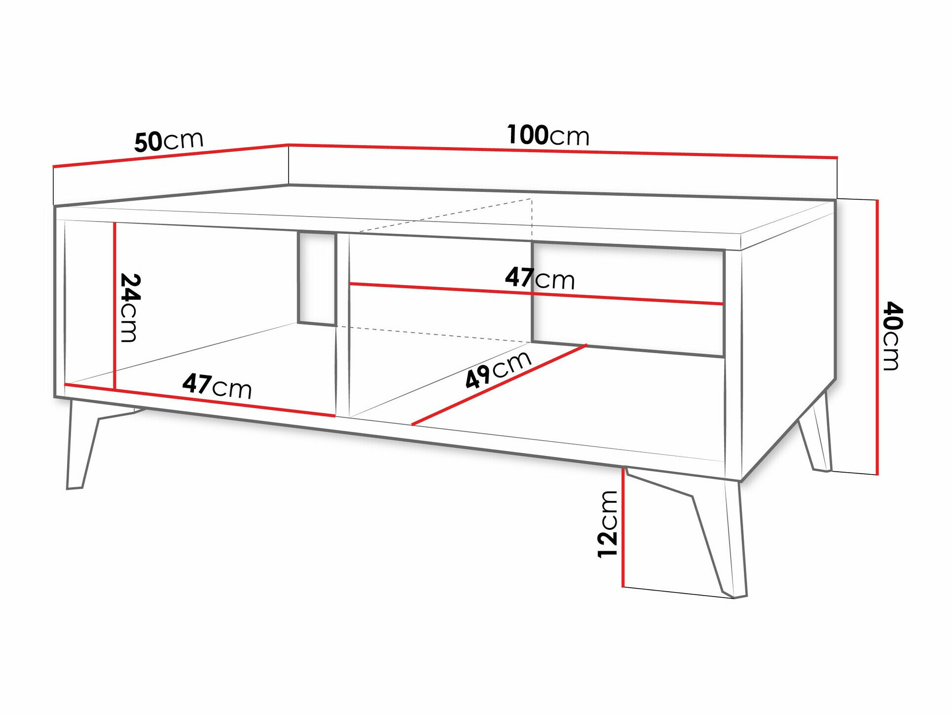 Mesa de centro Comfivo 492 (Beige)