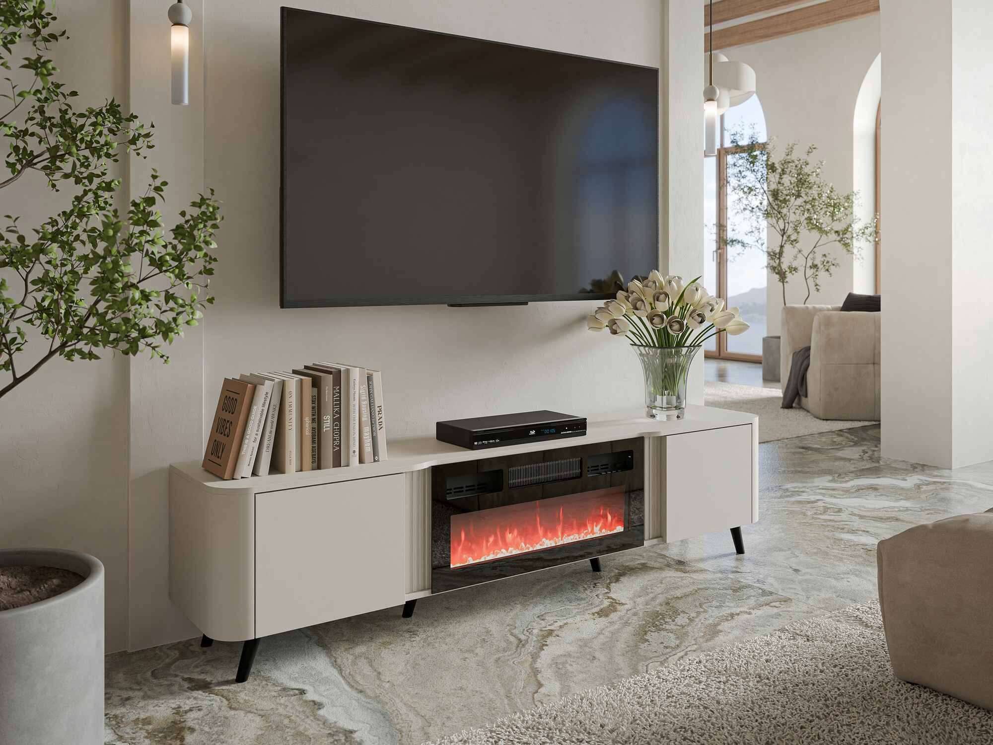 Mueble TV Modus (Cachemira + Negro)