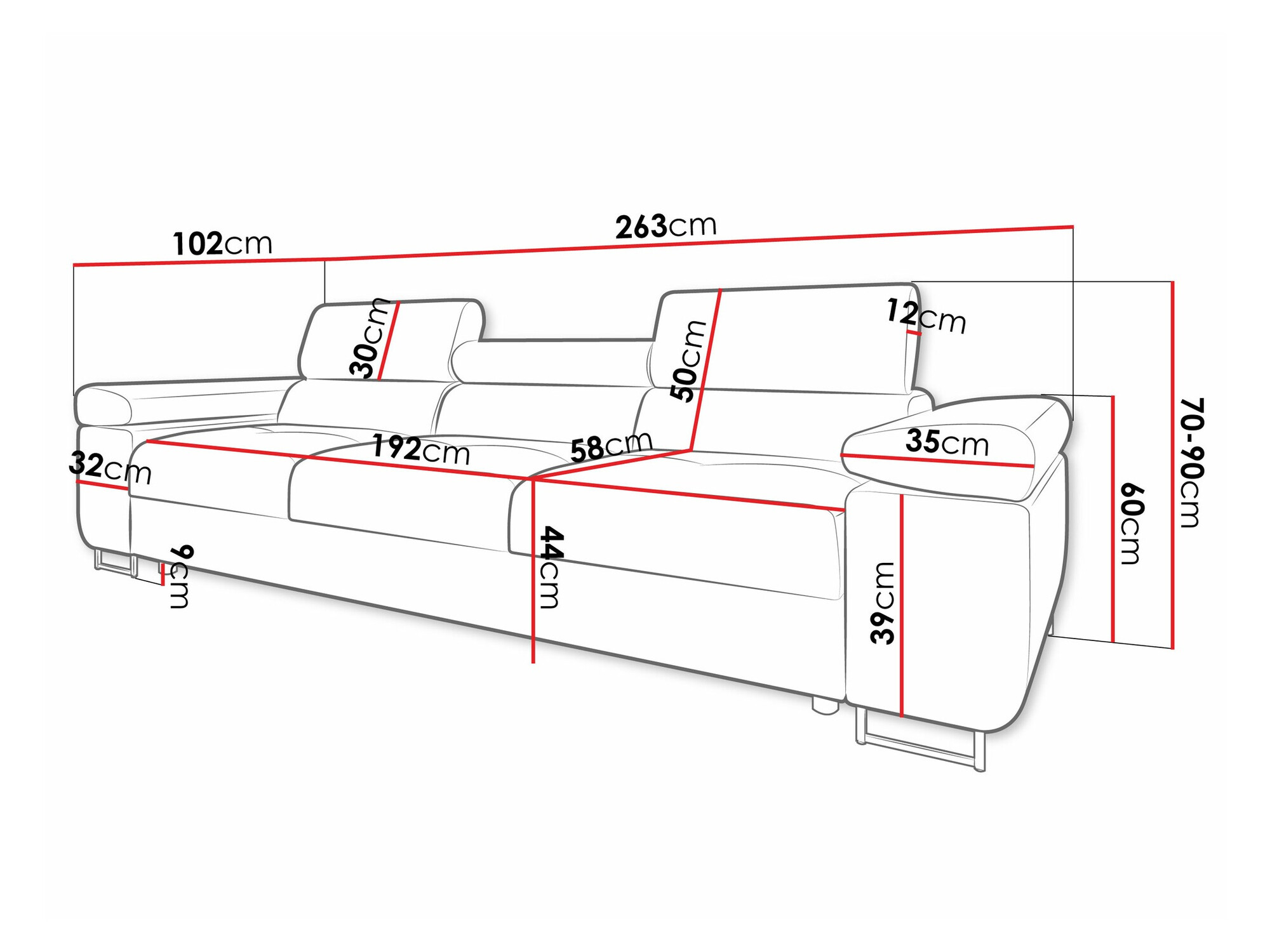 Sofá Comfivo Vinetum III (Flow 06)