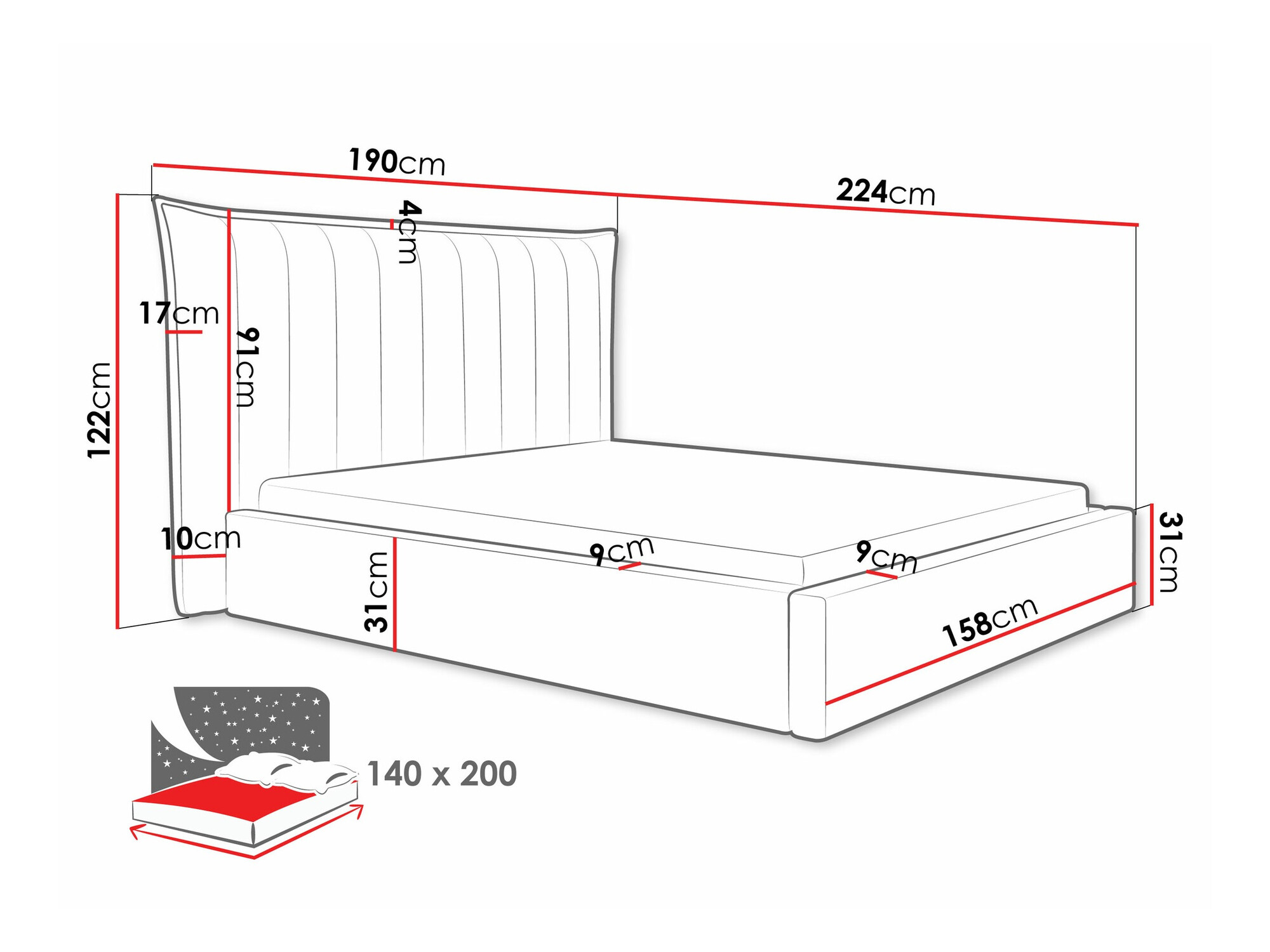 Cama Comfivo Solacium (Paros 2)