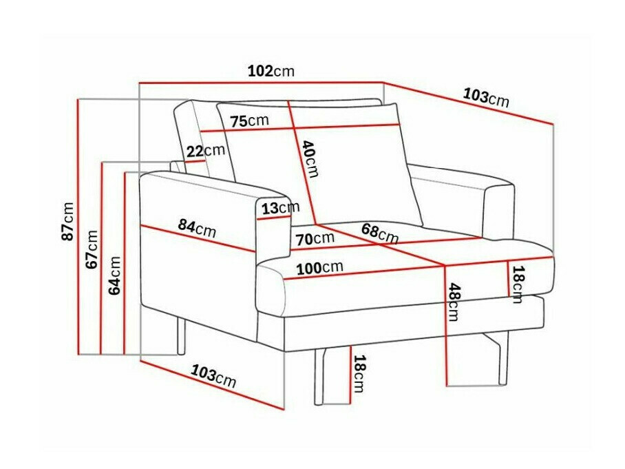 Sillón Ophliva 102 (Fjord 23)