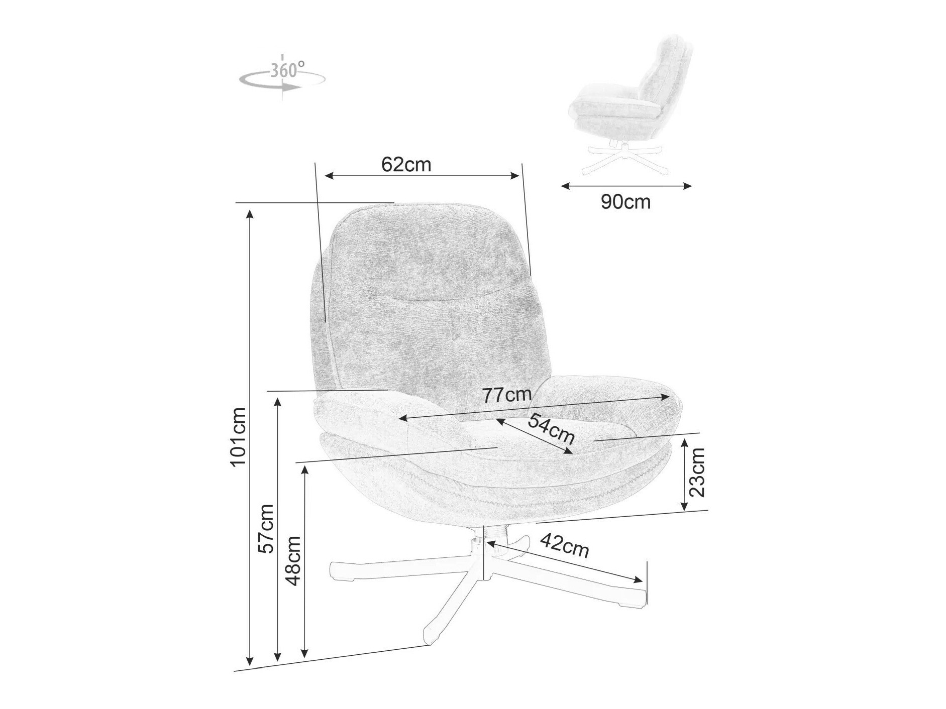 Sillón Detroit 507 (Beige)