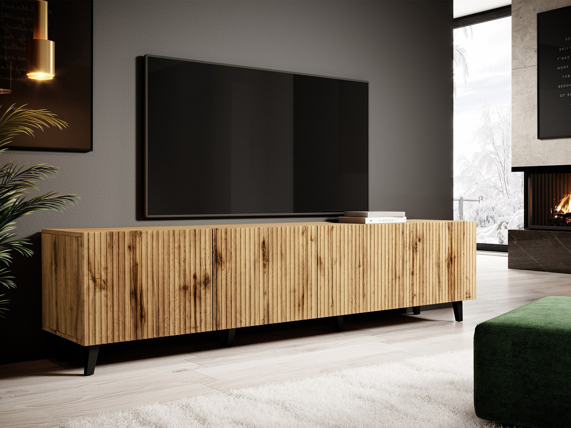 Mueble TV Remeta 103 (Roble wotan)