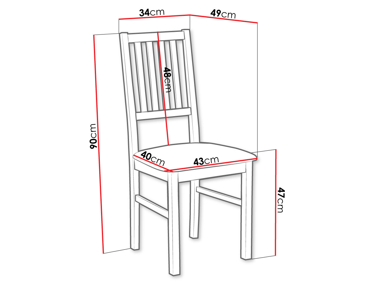 Silla Victorville 170 (Blanco)