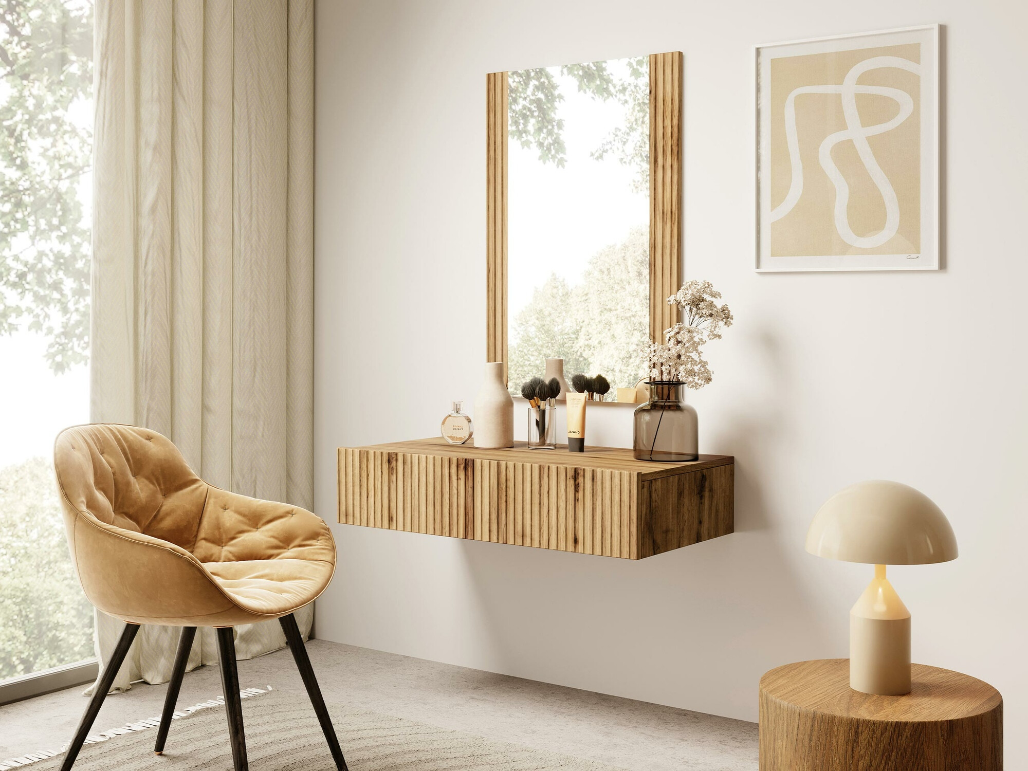 Tocador Remeta 108 (Roble wotan)