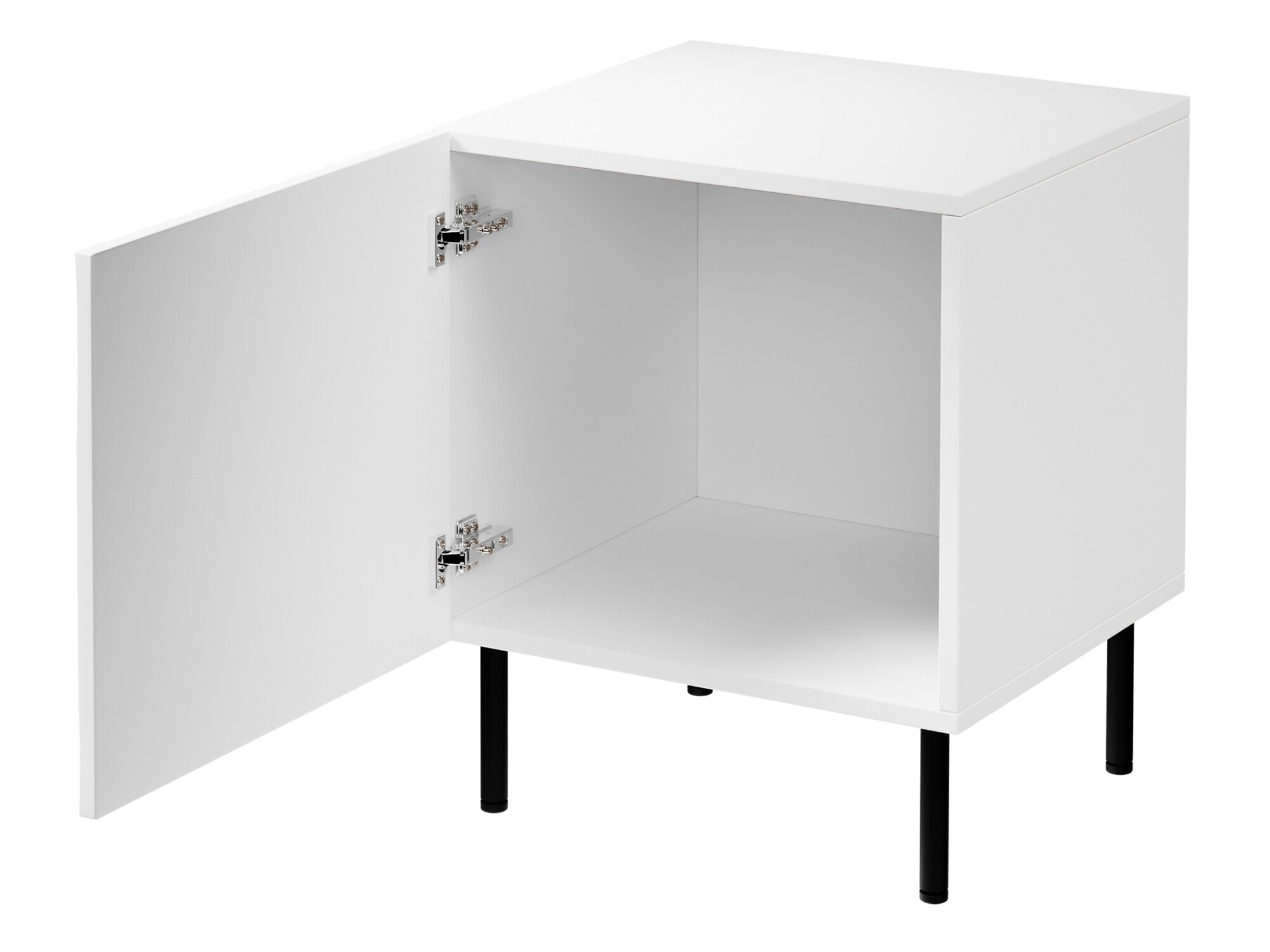 Conjunto de mesitas de noche Lorelbo 102 (Blanco + Negro)