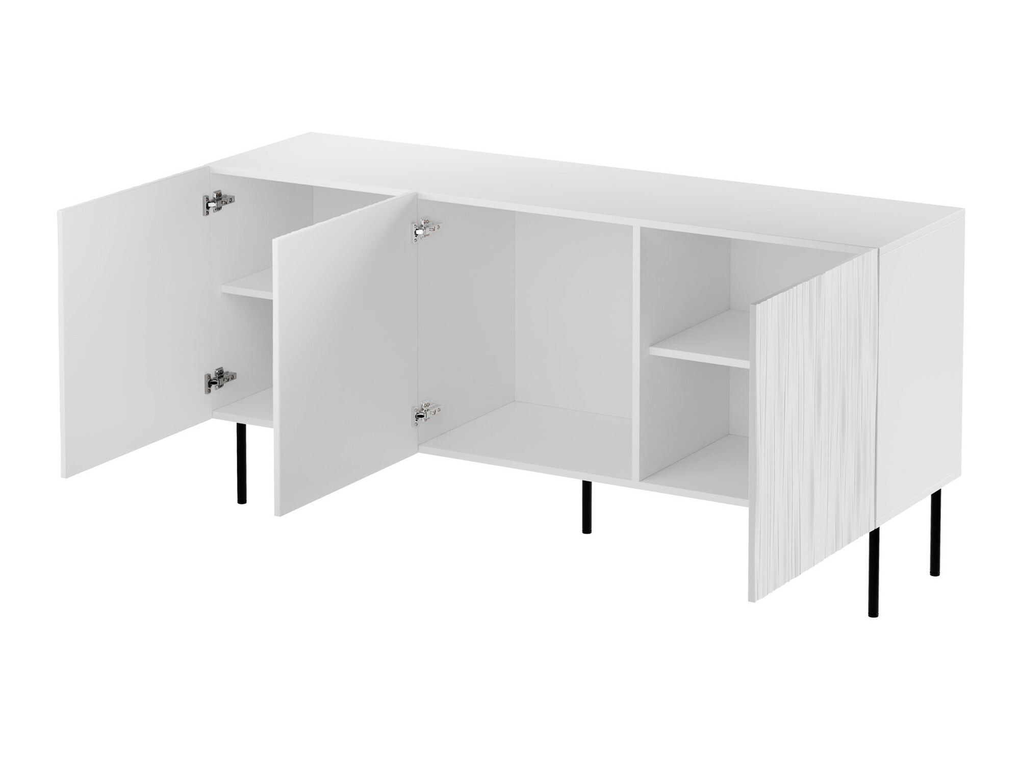Conjunto de salón Lorelbo 104 (Blanco + Negro)