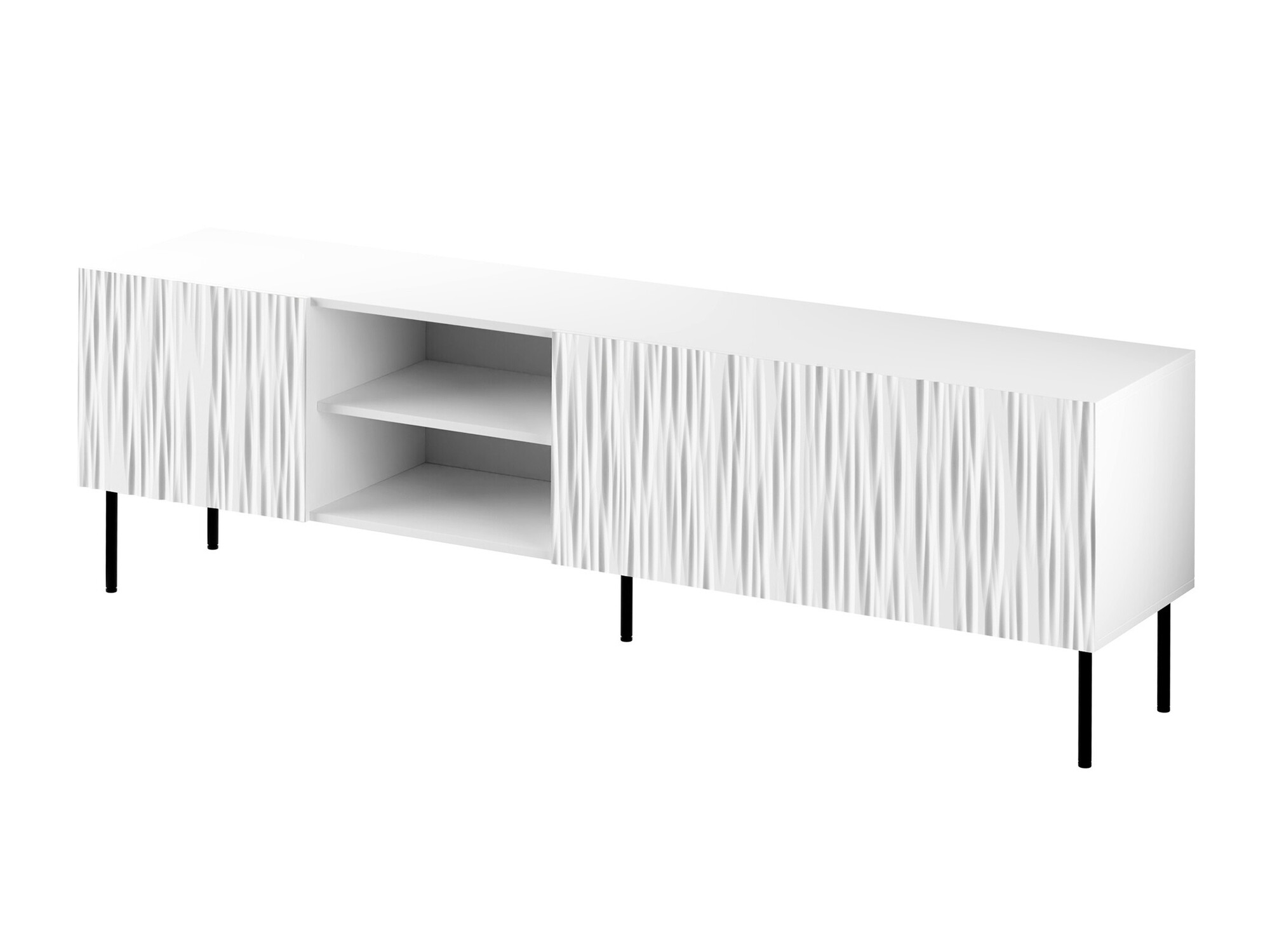 Mueble TV Lorelbo 103 (Blanco + Negro)