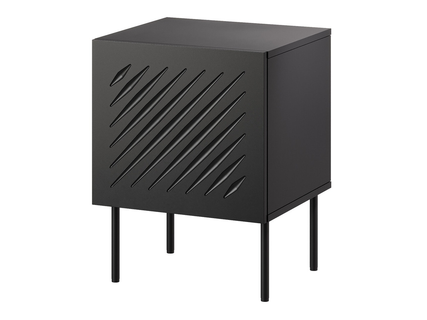 Conjunto de mesitas de noche Tolfelo 104 (Negro)