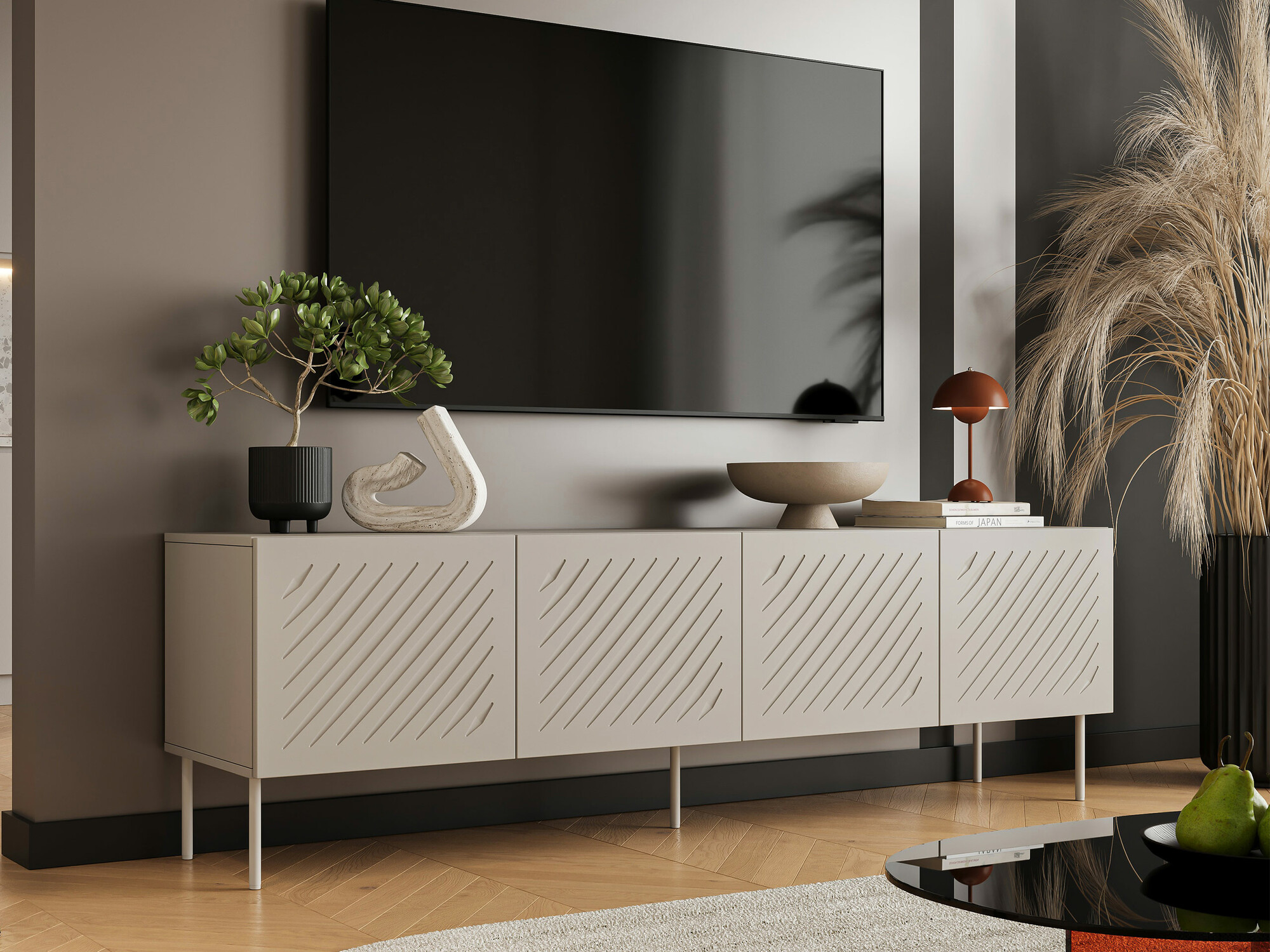 Mueble TV Tolfelo 103 (Beige)