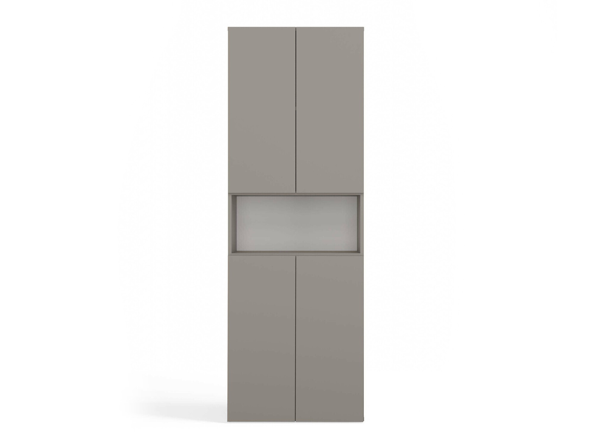 Armario de baño de pie Nolmaru 101 (Gris)