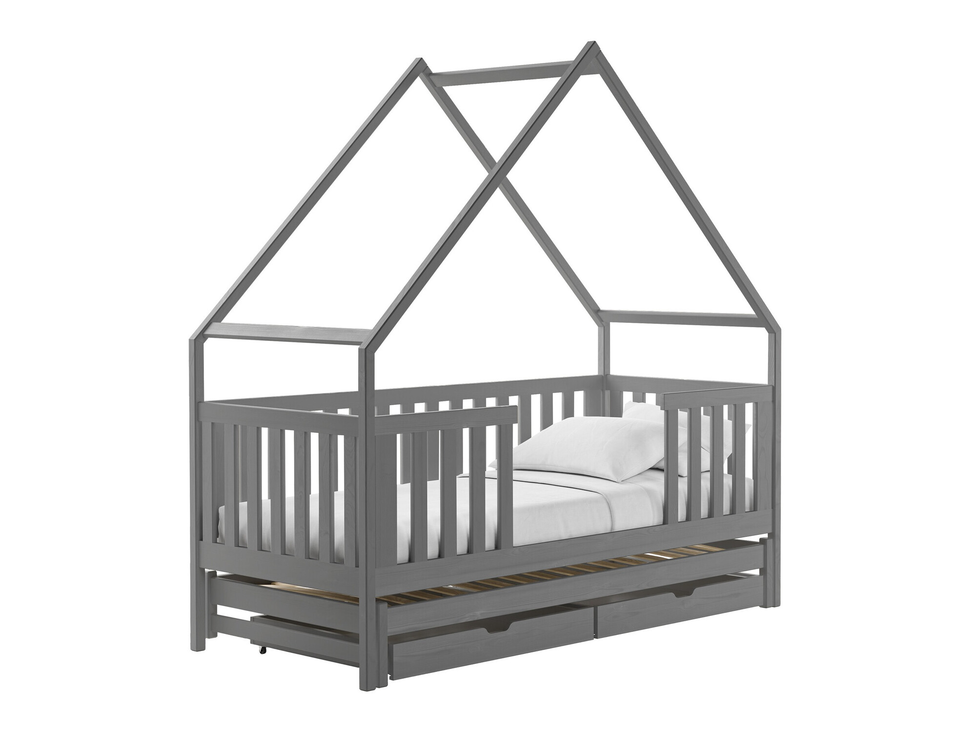 Cama Vista 115 (Gris)