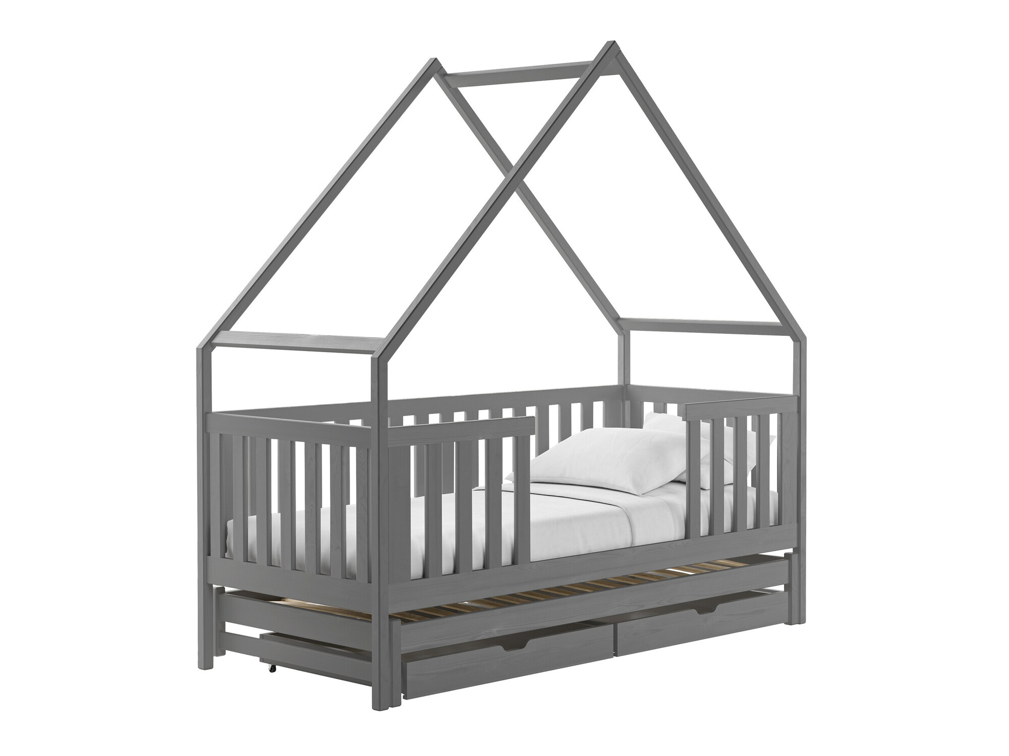 Cama Vista 115 (Gris)