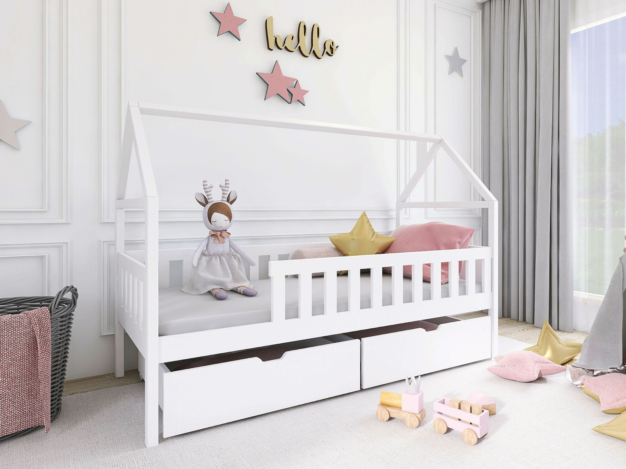 Cama Vista 116 (Blanco)