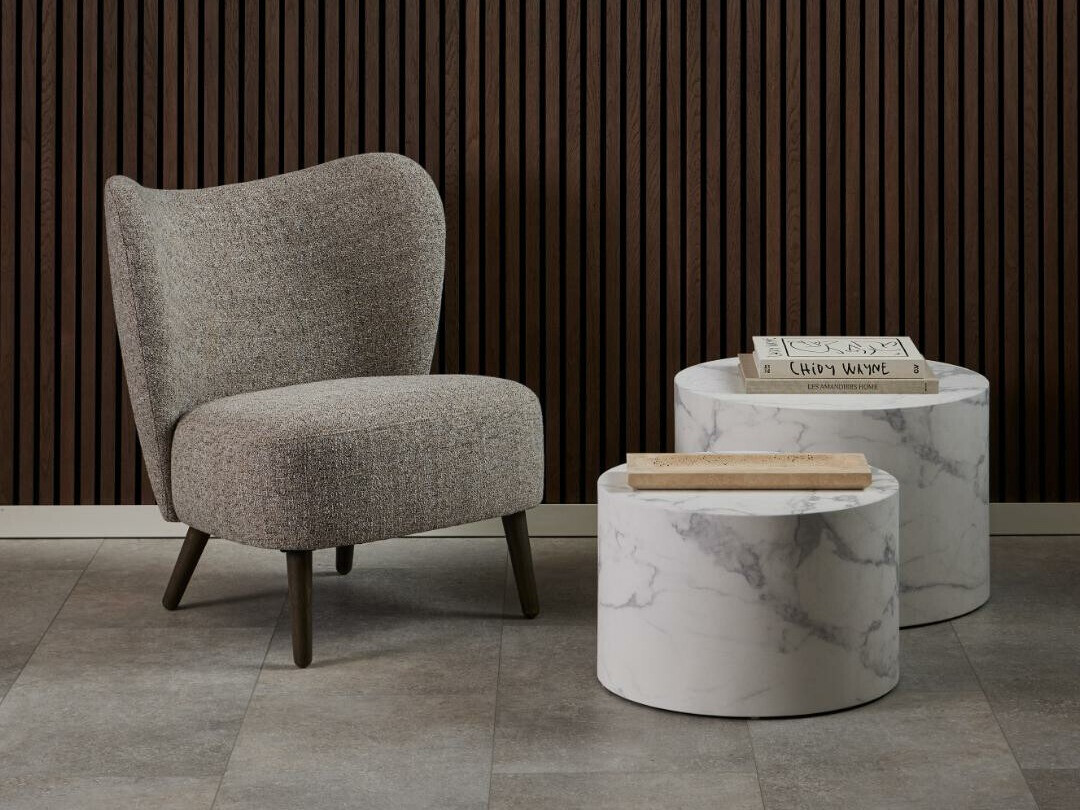 Conjunto mesa de centro Norsica 800 (Mármol blanco)