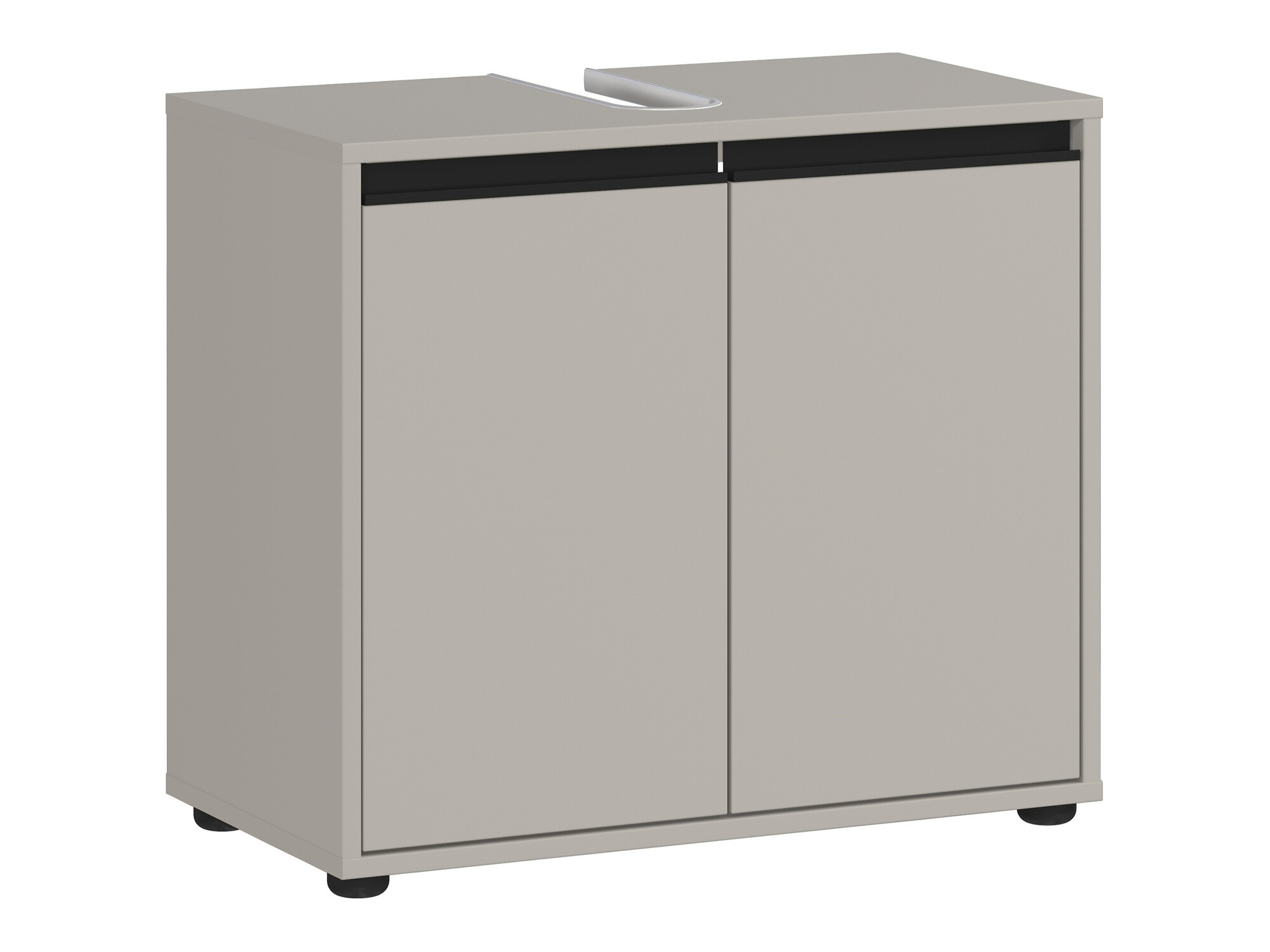 Armario de baño de pie para lavabo Tensona 100 (Gris claro)