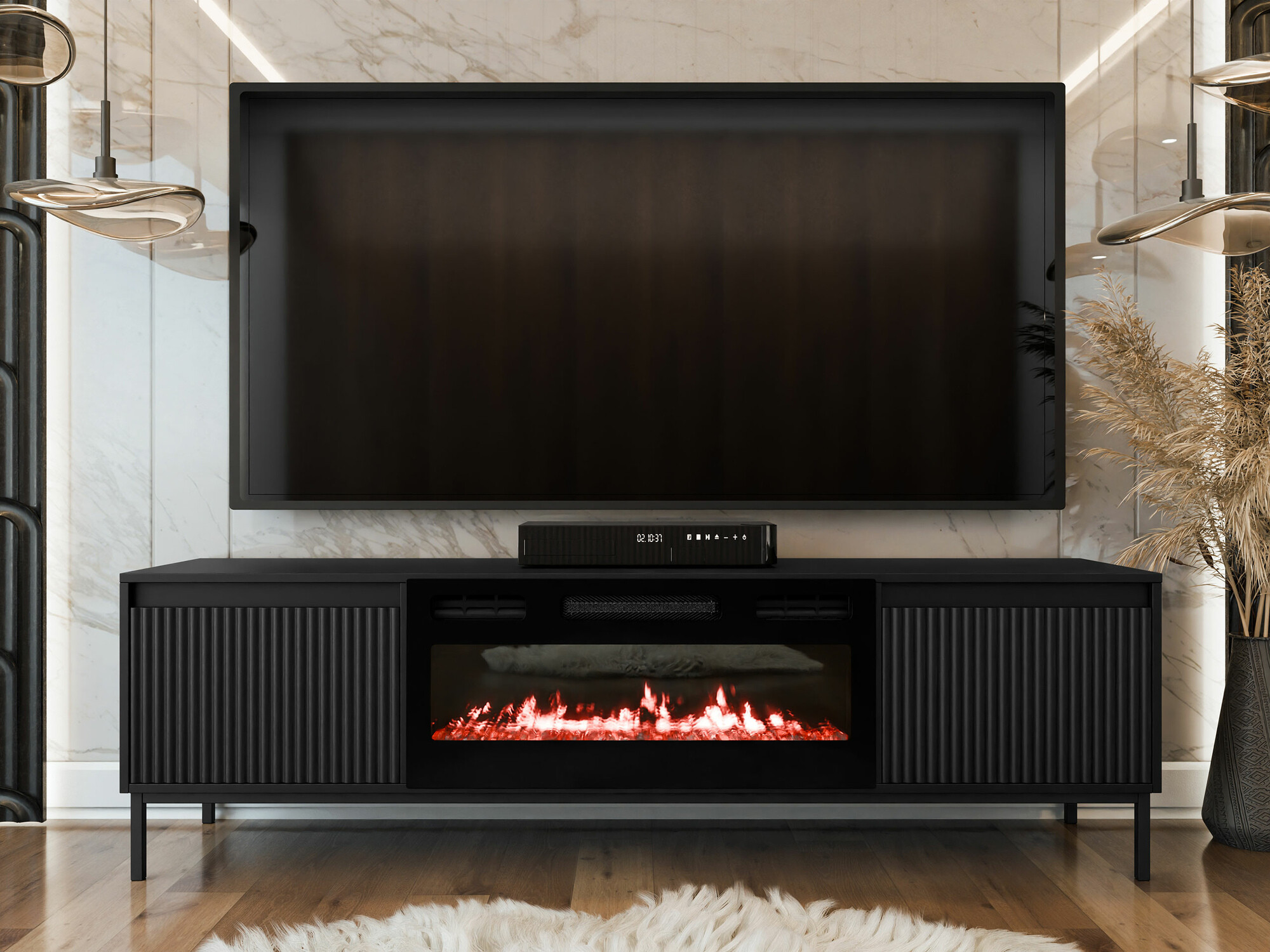 Mueble TV Comfivo Delruva 107 (Negro)