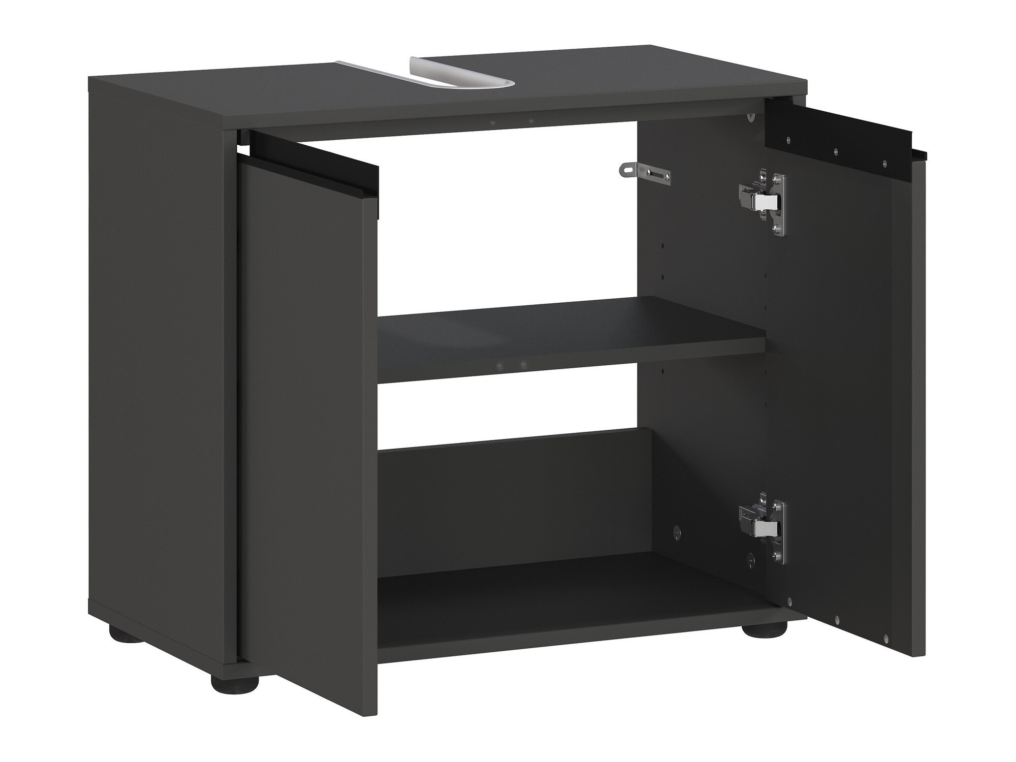 Conjunto de mueble de baño Tensona 106 (Grafito)