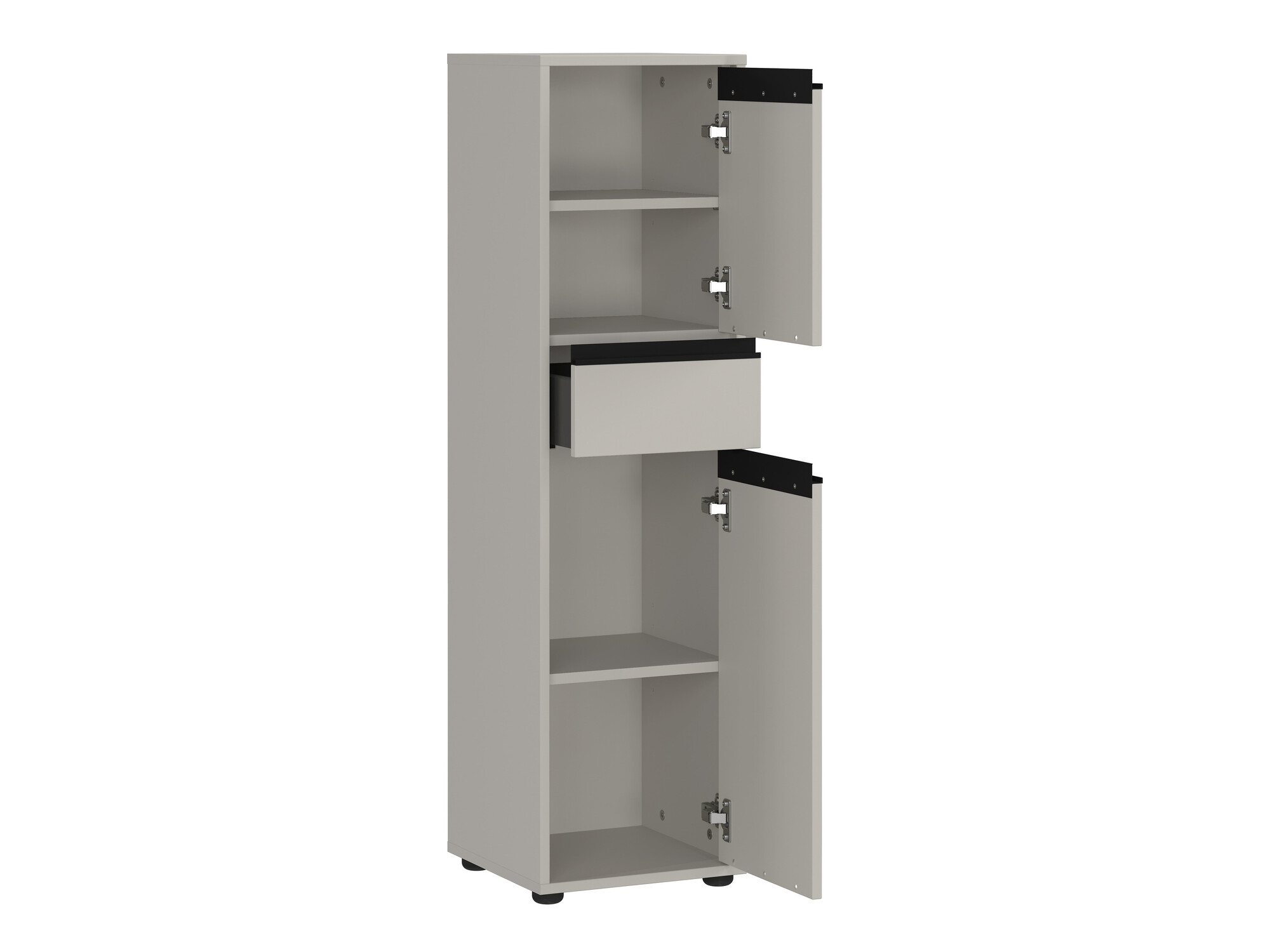 Conjunto de mueble de baño Tensona 106 (Gris claro)